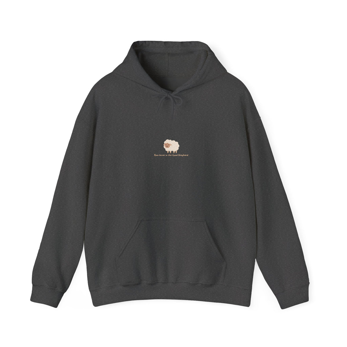 "Baa-liever in the Good Shepherd" Christian sheep hoodie by Holy Drip