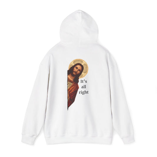 "It's All Right" Christian backprint hoodie by Holy Drip