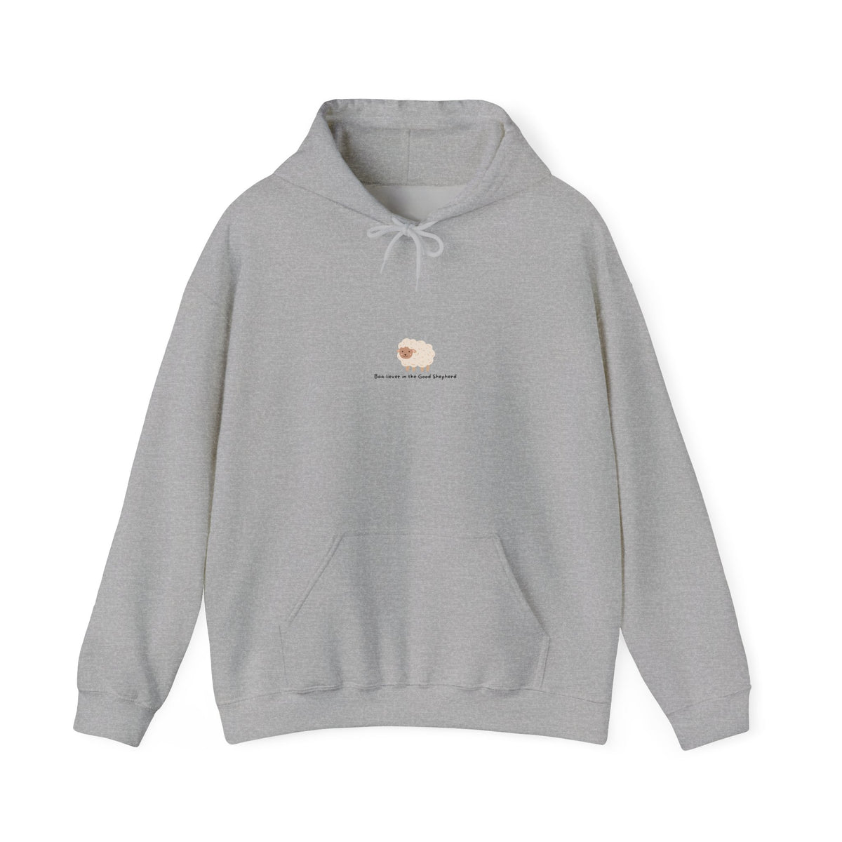 "Baa-liever in the Good Shepherd" Christian sheep hoodie by Holy Drip