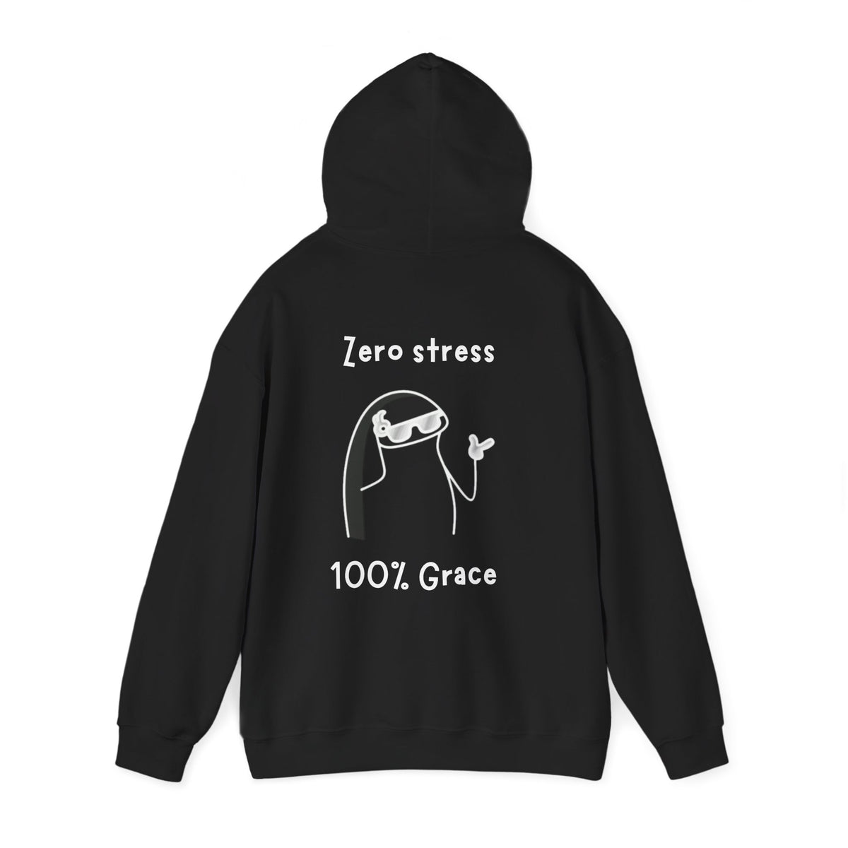 "Zero Stress" Christian backprint hoodie by Holy Drip