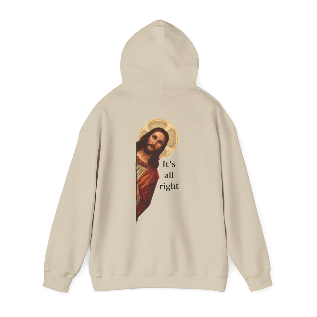 "It's All Right" Christian backprint hoodie by Holy Drip