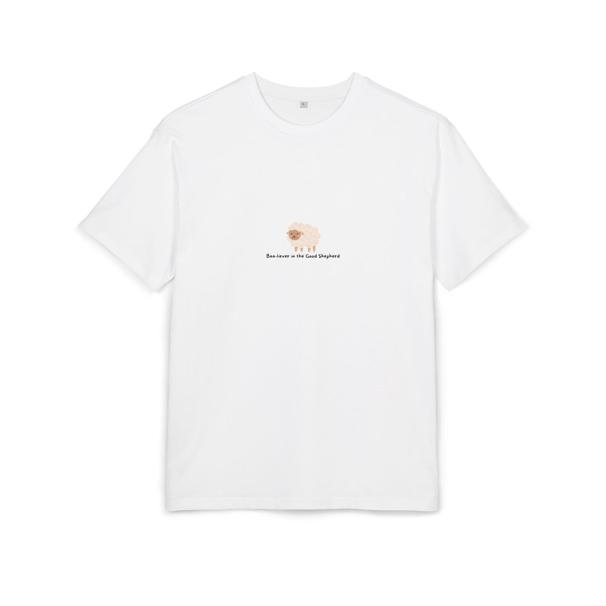 "Baa-liever in the Good Shepherd" Christian sheep T-shirt by Holy Drip